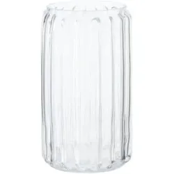 Höffner Vase   ¦ transparent/klar ¦ Glas ¦ Maße (cm): H: 26  Ø: 14
