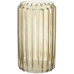 Höffner Vase   ¦ braun ¦ Glas ¦ Maße (cm): H: 26  Ø: 14