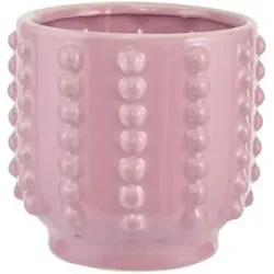Höffner Übertopf   ¦ rosa/pink ¦ Keramik ¦ Maße (cm): H: 13,5  Ø: 14.5