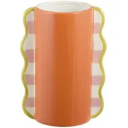 Höffner Vase   ¦ orange ¦ Dolomite ¦ Maße (cm): B: 17,5 H: 23,5 T: 12.5