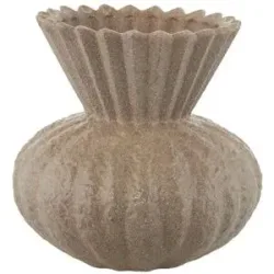 HOME STORY Vase   ¦ braun ¦ Steinzeug ¦ Maße (cm): B: 22,5 H: 22