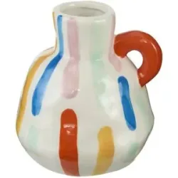Höffner Vase   ¦ mehrfarbig ¦ Dolomite ¦ Maße (cm): B: 11,3 H: 13 T: 10.8