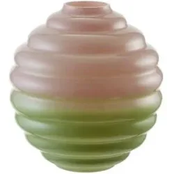 HOME STORY Vase   ¦ rosa/pink ¦ Glas ¦ Maße (cm): H: 22,5  Ø: 20.5