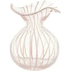 HOME STORY Vase   ¦ rosa/pink ¦ Glas ¦ Maße (cm): H: 19,5  Ø: 14.5