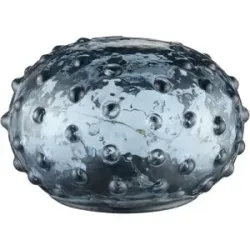 HOME STORY LED Muschel   ¦ blau ¦ Glas,Kunststoff ¦ Maße (cm): H: 8  Ø: 12