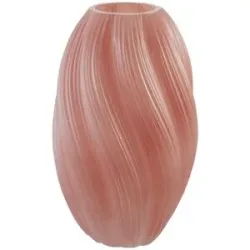 HOME STORY Vase   ¦ rosa/pink ¦ Glas ¦ Maße (cm): H: 27  Ø: 16.5