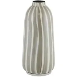 Höffner Vase   ¦ braun ¦ Eisen ¦ Maße (cm): H: 25  Ø: 12
