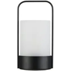 HOME STORY LED Laterne   ¦ schwarz ¦ Eisen,Glas,Kunststoff ¦ Maße (cm): B: 9,5