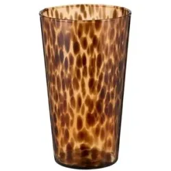 HOME STORY Vase   ¦ braun ¦ Glas ¦ Maße (cm): H: 24  Ø: 14.5