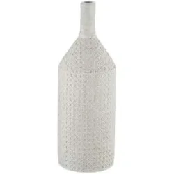 HOME STORY Deko Vase   ¦ weiß ¦ Polyresin (Kunstharz) ¦ Maße (cm): H: 45,5  Ø: