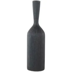 HOME STORY Deko Vase   ¦ schwarz ¦ Polyresin (Kunstharz) ¦ Maße (cm): H: 65  Ø: