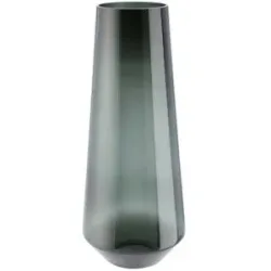 Höffner Vase   ¦ schwarz ¦ Glas ¦ Maße (cm): H: 53,5  Ø: 20.5