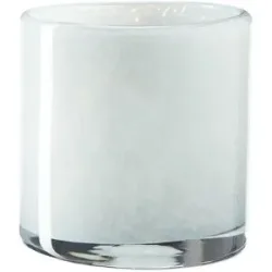 HOME STORY Teelichtglas   ¦ grau ¦ Glas ¦ Maße (cm): H: 8,5  Ø: 8.3