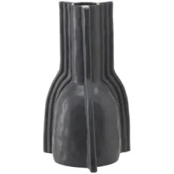 HOME STORY Vase   ¦ schwarz ¦ Steinzeug ¦ Maße (cm): B: 11 H: 20,2 T: 11.0