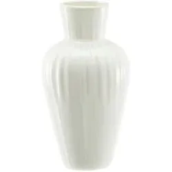 HOME STORY Vase   ¦ weiß ¦ Porzellan ¦ Maße (cm): H: 13  Ø: 7