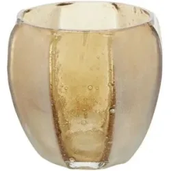 HOME STORY Windlicht   ¦ braun ¦ Glas ¦ Maße (cm): B: 4 H: 8,5