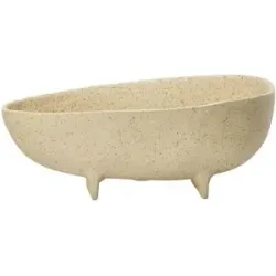 HOME STORY Deko Schale   ¦ beige ¦ Aluminium ¦ Maße (cm): B: 24 H: 9 T: 13.5
