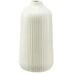 HOME STORY Vase   ¦ creme ¦ Dolomite ¦ Maße (cm): H: 20  Ø: 10