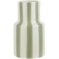 HOME STORY Vase   ¦ grün ¦ Dolomite ¦ Maße (cm): H: 23  Ø: 13.3