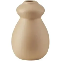 HOME STORY Vase   ¦ braun ¦ Steingut ¦ Maße (cm): B: 8,2 H: 12,2