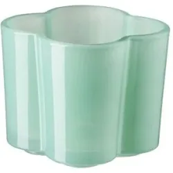 HOME STORY Teelichthalter   ¦ grün ¦ Glas ¦ Maße (cm): H: 7,8  Ø: 9.8