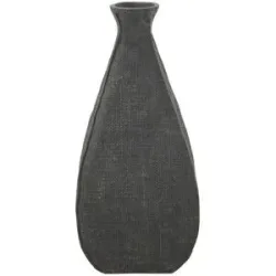 HOME STORY Deko Vase   ¦ schwarz ¦ Polyresin (Kunstharz) ¦ Maße (cm): B: 18,5 H:
