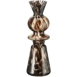 HOME STORY Vase   ¦ braun ¦ Glas ¦ Maße (cm): H: 41  Ø: 14