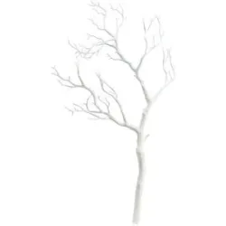 Höffner Deko Ast   ¦ weiß ¦ Kunststoff ¦ Maße (cm): B: 23 H: 13
