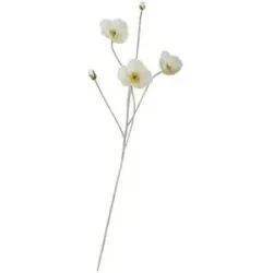 Höffner Klatschmohn   ¦ creme ¦ Kunststoff,Polyester ¦ Maße (cm): H: 107