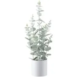 Höffner Eukalyptus getopft   ¦ grün ¦ Kunststoff ¦ Maße (cm): H: 52