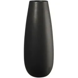 ASA SELECTION Vase  Ease New ¦ schwarz ¦ Steinzeug ¦ Maße (cm): H: 45  Ø: 18