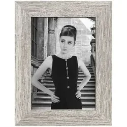Höffner Bilderrahmen 13x18 cm  Hollywood ¦ grau ¦ Massivholz ¦ Maße (cm): B: 18 H: 23 T: