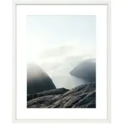 Höffner Holzbilderrahmen 40x50 cm  Iceland ¦ weiß ¦ Holzwerkstoff ¦ Maße (cm): B: 42 H: