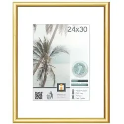 Höffner Kunststoffrahmen  Kyoto ¦ gold ¦ Kunststoff ¦ Maße (cm): B: 25 H: 31 T: 1.8