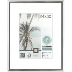 Höffner Kunststoffrahmen  Kyoto ¦ silber ¦ Kunststoff ¦ Maße (cm): B: 25 H: 31 T: 1.8
