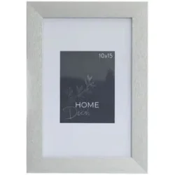 Höffner Bilderrahmen   ¦ silber ¦ Kunststoff,MDF ¦ Maße (cm): B: 10 H: 15