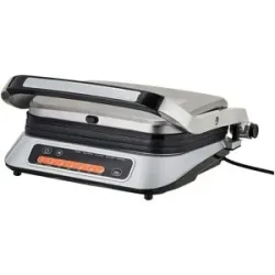 Meisterkoch Kontaktgrill  KGR-2100E ¦ silber ¦ Kunststoff,Edelstahl,Metall ¦