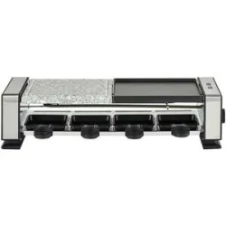 KHG Raclette-Grill  RG-1200G ¦ silber ¦ Metall,Kunststoff ¦ Maße (cm): B: 47 H:
