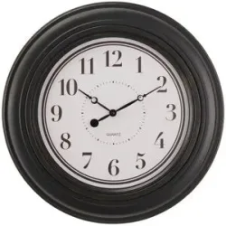 HOME STORY Wanduhr   ¦ schwarz ¦ Aluminium,Kunststoff,Glas Ø: 50.7