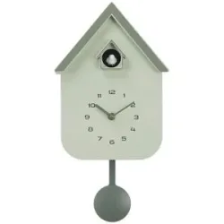 HOME STORY Wanduhr   ¦ grau ¦ Kunststoff,Aluminium ¦ Maße (cm): B: 41,5 H: 8,5