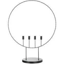 HOME STORY LED Kerzenhalterring   ¦ schwarz ¦ Metall,Kunststoff ¦ Maße (cm): B: