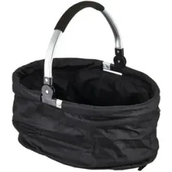 KHG Einkaufskorb   ¦ schwarz ¦ Polyester ¦ Maße (cm): B: 32 H: 42