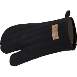 Meisterkoch Topfhandschuh  OPTIMUS ¦ schwarz ¦ 100% Baumwolle ¦ Maße (cm): B: 33