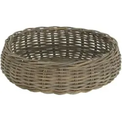 HOME STORY Rattankorb   ¦ braun ¦ Rattan ¦ Maße (cm): H: 17  Ø: 57