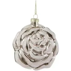 HOME STORY Weihnachtsbaumschmuck Rose   ¦ rosa/pink ¦ Glas,Aluminium ¦ Maße