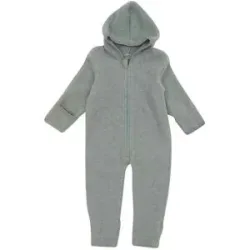Höffner Merino Baby Overall  Wollfleece ¦ blau
