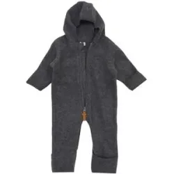 Höffner Merino Baby Overall  Wollfleece ¦ schwarz