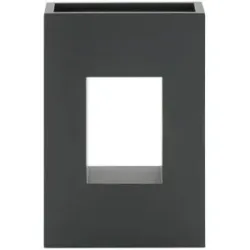 Höffner Blumenkübel   ¦ schwarz ¦ Eisen ¦ Maße (cm): B: 38 H: 55 T: 18.0