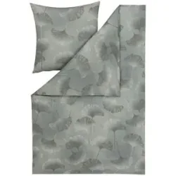 ESTELLA Bettwäsche Jersey  Isabella 6862 ¦ grün ¦ Maße (cm): B: 135