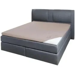 como Jersey-Elasthan Topper-Spannbetttuch  03601 ¦ braun ¦ Maße (cm): B: 150 H: